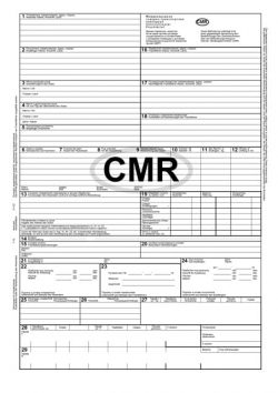 При международных автоперевозках основным документом для оформления полиса становится накладная CMR.